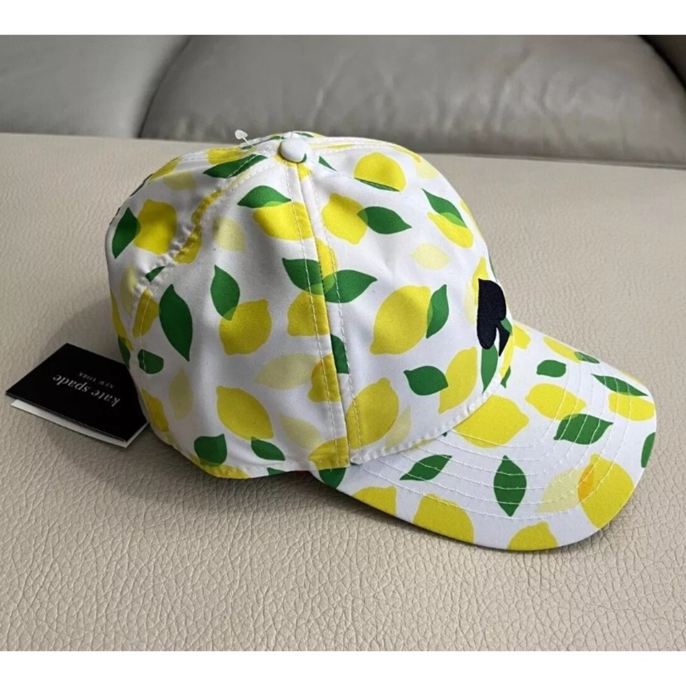 ♠️♠️♠️ Kate Spade Lemon Toss Baseball Cap♠️♠️♠️ - Picture 5 of 6
